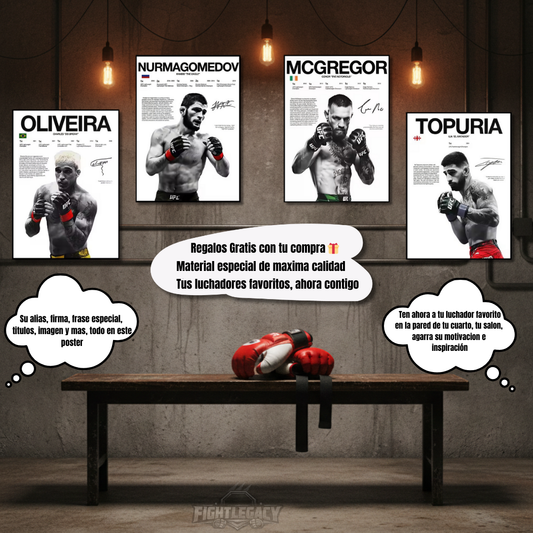 Pósters de tus luchadores favoritos